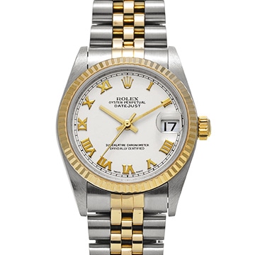 ロレックス デイトジャスト 78273 ホワイト/ダイヤモンド ユニセックス 時計 【中古】【wristwatch】