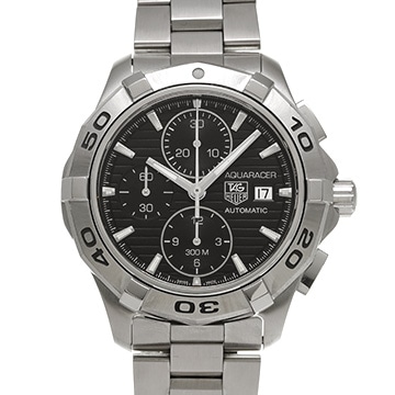 タグ ホイヤー アクアレーサー キャリバー16 クロノグラフ CAP2110.BA0833 ブラック メンズ 時計 【中古】【wristwatch】