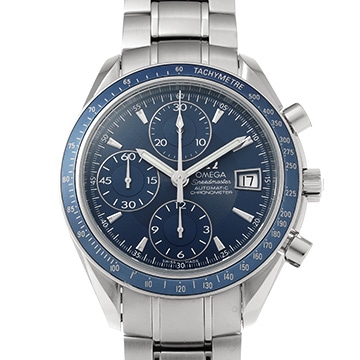 オメガ スピードマスター デイト 3212.80 ブルー メンズ 時計 【中古】【wristwatch】