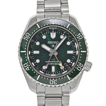 セイコー プロスペックス ダイバースキューバ 1968 メカニカルダイバーズ 現代デザイン GMT SBEJ009 グリーン メンズ 時計 【中古】【wristwatch】