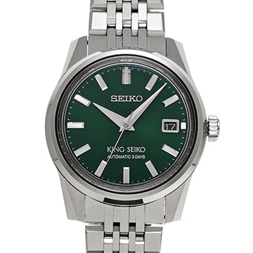 セイコー キングセイコー メカニカル SDKS019 グリーン メンズ 時計 【中古】【wristwatch】