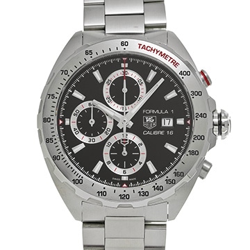 タグ ホイヤー フォーミュラ1 キャリバー16 クロノグラフ CAZ2010.BA0876 ブラック メンズ 時計 【中古】【wristwatch】