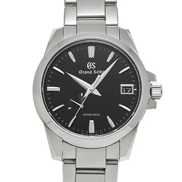 グランドセイコー スプリングドライブ SBGA227 ブラック メンズ 時計 【中古】【wristwatch】