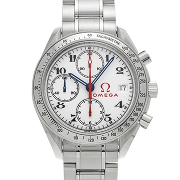 オメガ スピードマスター デイト オリンピックコレクション 3513.20 ホワイト メンズ 時計 【中古】【wristwatch】