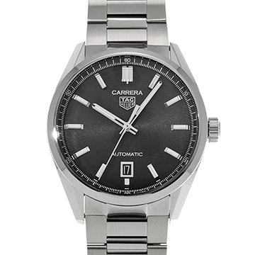 タグ ホイヤー カレラ キャリバー5 WBN2110.BA0639 ブラック メンズ 時計 【中古】【wristwatch】