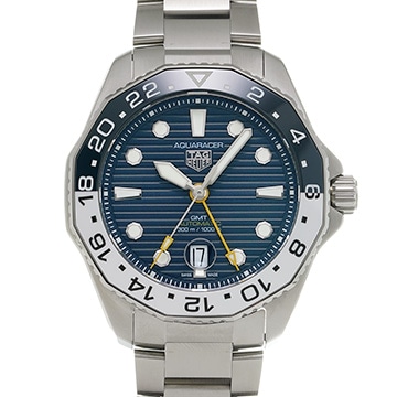 タグ ホイヤー アクアレーサー プロフェッショナル 300 キャリバー7 GMT WBP2010.BA0632 ブルー メンズ 時計 【中古】【wristwatch】