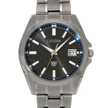 シチズン ザ・シチズン エコ・ドライブ  AQ4090-59E ブラック メンズ 時計 【中古】【wristwatch】