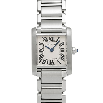 カルティエ タンクフランセーズ SM　 W51008Q3 シルバー レディース 時計 【中古】【wristwatch】