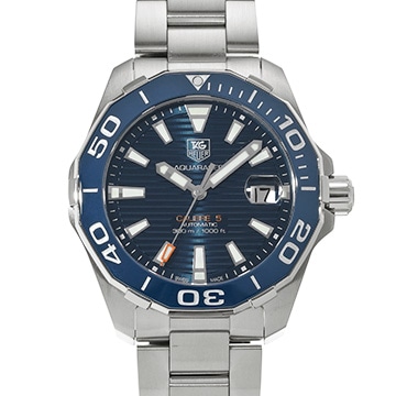 タグ ホイヤー アクアレーサー キャリバー5 WAY211C.BA0928 ブルー メンズ 時計 【中古】【wristwatch】