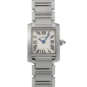 カルティエ タンクフランセーズ SM　 W51008Q3 シルバー レディース 時計 【中古】【wristwatch】