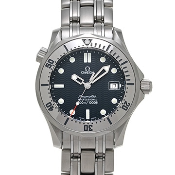 オメガ シーマスター 300 ミッドサイズ 2562.80 ブルー ユニセックス 時計 【中古】【wristwatch】