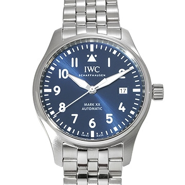 IWC パイロットウォッチ マーク XX IW328204 ブルー メンズ 時計 【中古】【wristwatch】