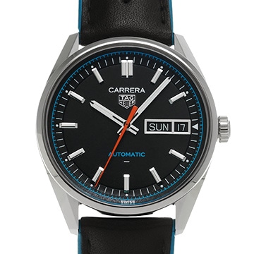 タグ ホイヤー カレラ デイデイト WDA2110.FC6614 ブラック/ブルー メンズ 時計 【中古】【wristwatch】