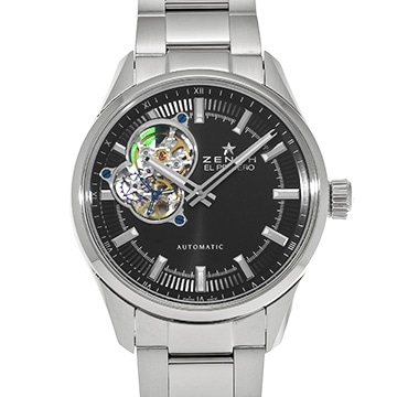 ゼニス エル・プリメロ シノプシス  03.2170.4613/21.M2170 ブラック メンズ 時計 【中古】【wristwatch】