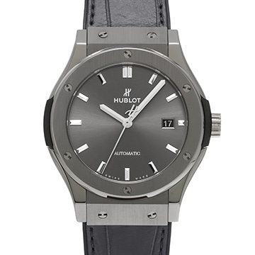 ウブロ クラシックフュージョン チタニウム レーシンググレー 542.NX.7071.RX グレー メンズ 時計 【中古】【wristwatch】