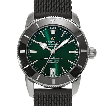 ブライトリング スーパーオーシャン ヘリテージ B20 オートマチック 42 AB2010121L1S1 グリーン メンズ 時計 【中古】【wristwatch】
