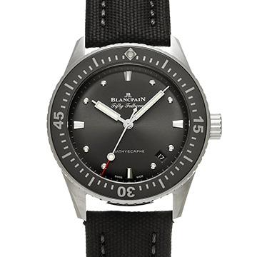 ブランパン フィフティ ファゾムス バチスカーフ 5100B-1110-B52A メテオグレー メンズ 時計 【中古】【wristwatch】