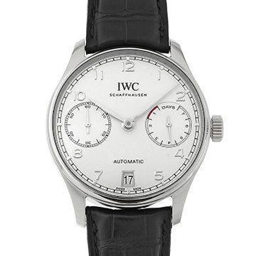 IWC ポルトギーゼ オートマティック 7デイズ IW500712 シルバー メンズ 時計 【中古】【wristwatch】