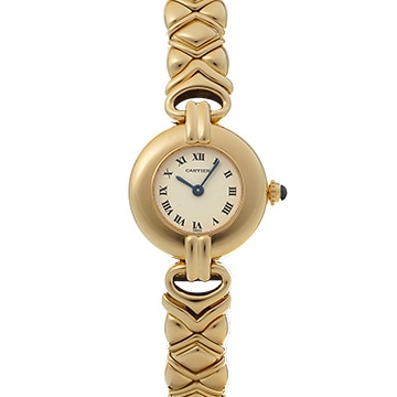 カルティエ コリゼ W15061G2 ホワイト レディース 時計 【中古】【wristwatch】