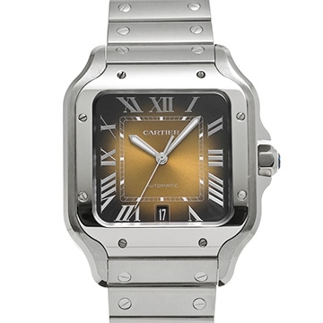 カルティエ サントス ドゥ カルティエ WSSA0064 ブラウン メンズ 時計 【中古】【wristwatch】