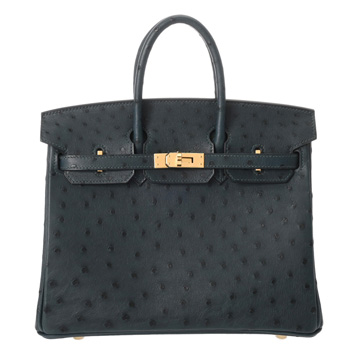 エルメス バーキン 25 ヴェールシプレス オーストリッチ レディース バッグ 【新品】【bag】