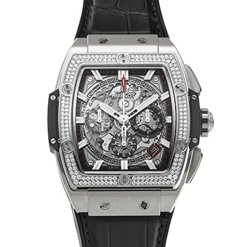 ウブロ スピリット オブ ビッグバン チタニウム 641.NX.0173.LR.1104 スケルトン メンズ 時計 【中古】【wristwatch】