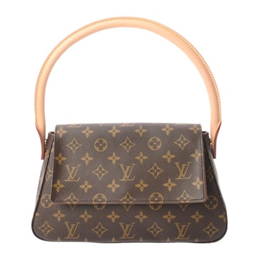 ルイ ヴィトン モノグラム ミニ ルーピング ブラウン M51147 モノグラムキャンバス レディース バッグ 【中古】【bag】