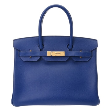 エルメス バーキン 30 ブルーエレクトリック ヴォーエプソン レディース バッグ 【中古】【bag】