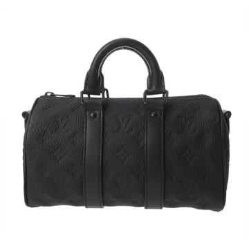 ルイ ヴィトン モノグラムトリヨン キーポルバンドリエール 25 ブラック M20900 レザー メンズ バッグ 【中古】【bag】