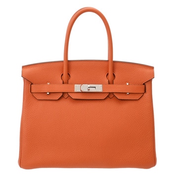 エルメス バーキン 30 オレンジ トゴ レディース バッグ 【中古】【bag】
