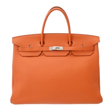 エルメス バーキン 40 オレンジ トゴ ユニセックス バッグ 【中古】【bag】