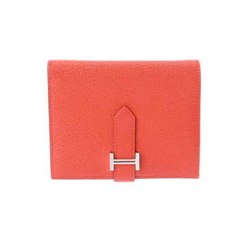 エルメス ベアン コンパクト カプシーヌ シェーブル ユニセックス 財布 【中古】【purse】