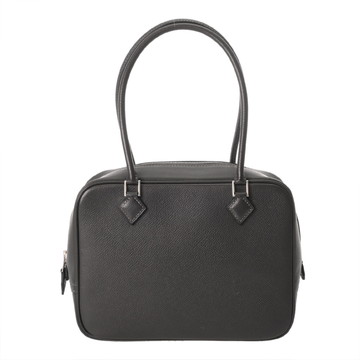 エルメス プリュム20 グラファイト ヴォーエプソン レディース バッグ 【中古】【bag】