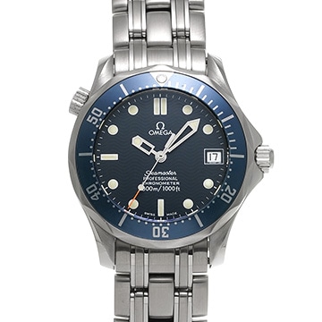 オメガ シーマスター 300 デイト 2551.80 ブルー メンズ 時計 【中古】【wristwatch】