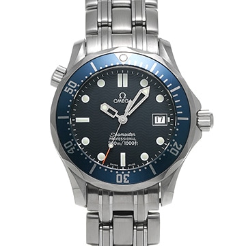 オメガ シーマスター プロフェッショナル 300 ミッドサイズ 2561.80 ブルー ユニセックス 時計 【中古】【wristwatch】