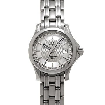 オメガ シーマスター 120 クォーツ 2571.31 シルバー レディース 時計 【中古】【wristwatch】