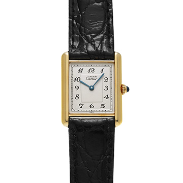 カルティエ マストタンク LM ヴェルメイユ 590005 アイボリー ユニセックス 時計 【中古】【wristwatch】