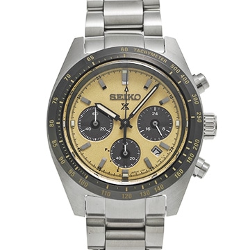 セイコー プロスペックス スピードタイマー SBDL089 ゴールド/ブラック メンズ 時計 【中古】【wristwatch】