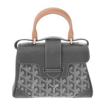ゴヤール ヘリンボーン サイゴン ミニ グレー SAIGONMINTY51CL51P キャンバス/カーフ ユニセックス バッグ 【中古】【bag】