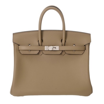 エルメス バーキン 25 ヴェルソ ベージュマルファ/グリベール ヴォースイフト レディース バッグ 【中古】【bag】