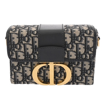 ディオール ボックス ミニバッグ 30MONTAIGE エクリュホワイト/ブルー M9204UTZQ_M928 オブリークエンブロイダリーキャンバス メンズ バッグ 【中古】【bag】