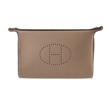 エルメス ヴィドポッシュ エトゥープ トゴ ユニセックス バッグ 【中古】【bag】