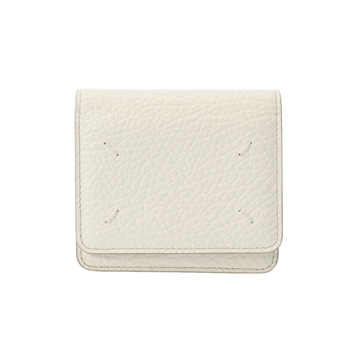 メゾン マルジェラ チェーンウォレット　 ホワイト レディース 財布 【中古】【purse】