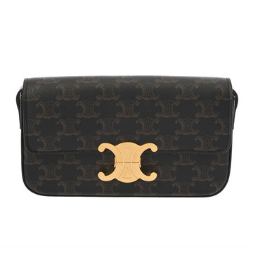 セリーヌ クロード タン 194142CUZ. 04LU トリオンフキャンバス/カーフ レディース バッグ 【中古】【bag】