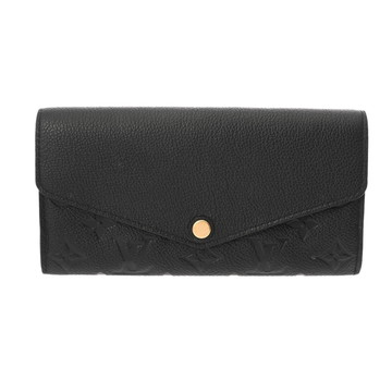 ルイ ヴィトン モノグラムアンプラント ポルトフォイユ サラ ノワール M82257 レザー ユニセックス 財布 【中古】【purse】