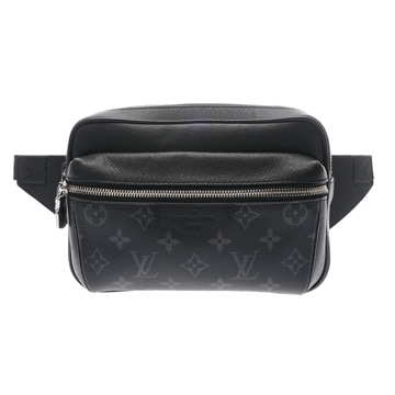 ルイ ヴィトン タイガラマ バムバッグ アウトドア ノワール M30245 レザー メンズ バッグ 【中古】【bag】
