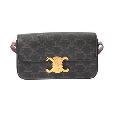 セリーヌ クロード タン 194142CUZ. 04LU トリオンフキャンバス/カーフ レディース バッグ 【中古】【bag】