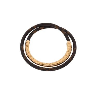 ルイ ヴィトン モノグラム ブレスレットピュアLV  ゴールド M6541E メタル レディース ジュエリー 【中古】【jewelry】