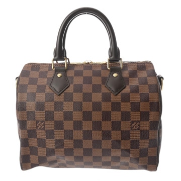 ルイ ヴィトン ダミエ スピーディバンドリエール25 2WAY ブラウン N41368 ダミエキャンバス レディース バッグ 【中古】【bag】