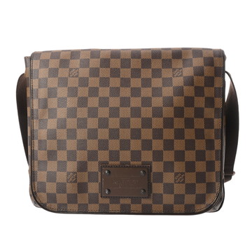 ルイ ヴィトン ダミエ ブルックリン MM ブラウン N51211 ダミエキャンバス レディース バッグ 【中古】【bag】